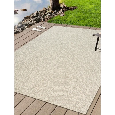 Abbildung von the carpet Teppich &quot;Kenzy 5001&quot;, rechteckig, moderner robuster In und Outdoor Jute Look