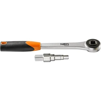 Abbildung von NEO TOOLS 02 060 Umschaltknarre Chrom Vanadium Stahl