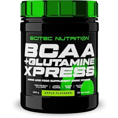 Abbildung von Scitec Nutrition AMINO BCAA + Glutamine Xpress, Apfel, 300 g