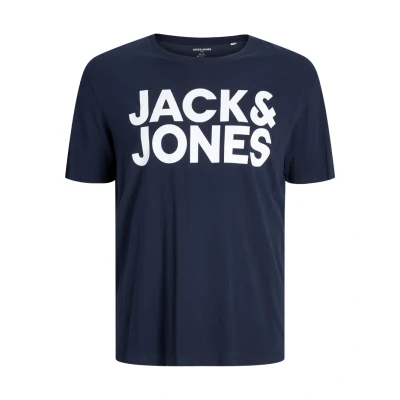 Abbildung von Jack &amp; Jones Jjecorp LOGO TEE Oneck Tshirt print, Herren, Größe: 6XL, Navy blazer 2