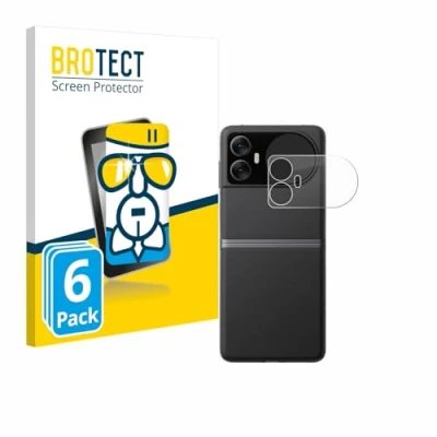 Abbildung von BROTECT Schutzglas für Blackview Hero 10 (Äußeres Display) (6 Stück) Schutzfolie Panzer Folie Glas [Extrem Kratzfest 9H, Anti Fingerprint,