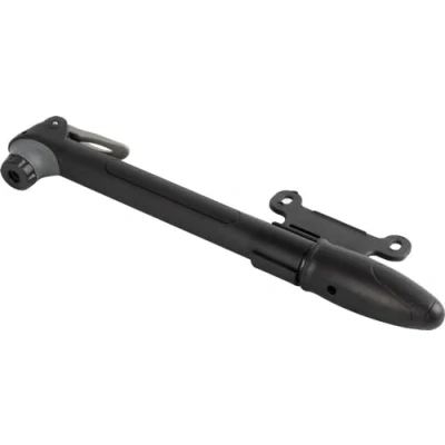 Abbildung von Mini MTB Pumpe mit Adapter und Rahmenbefestigung