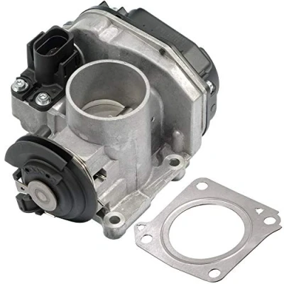 Abbildung von PIERBURG 7.03703.40.0 Drosselklappe 45 elektrisch mit Dichtung Steuergerät/Software muss angelernt/upgedatet werden VOLKSWAGEN: Lupo / 3L