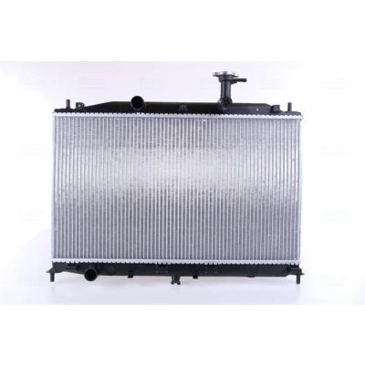Abbildung von NISSENS 67509 Kühler, Motorkühlung Aluminium 370 648 16 Kühlrippen gelötet HYUNDAI: ACCENT 3 Stufenheck,