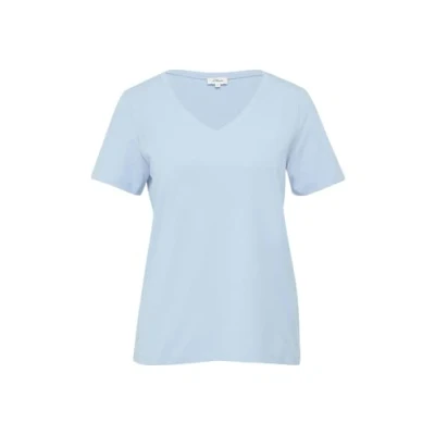Abbildung von s.Oliver MIT Vausschnitt Tshirt basic, Damen, Größe: 40, Hellblau