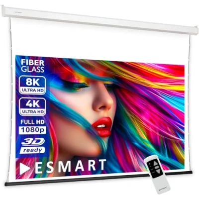 Abbildung von eSmart Professional TATENSO Akustik Tension Leinwand 203 x 114 cm (92&quot;) 16:9