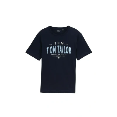 Abbildung von TOM TAILOR Herren 1046756 T Shirt, 10668 Sky Captain Blue, L