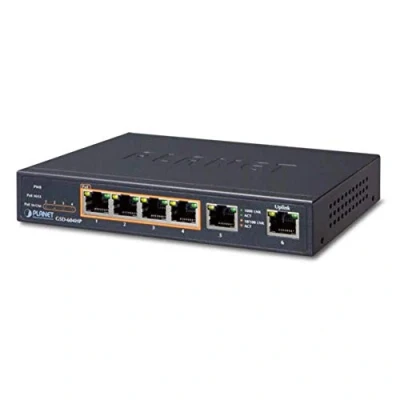 Abbildung von PLANET 4 Port 10/100/1000T 802.3at PoE + 2