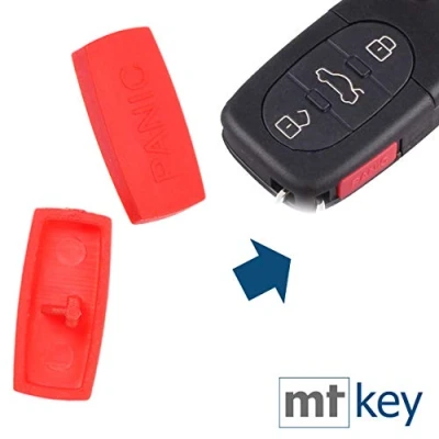 Abbildung von Auto Schlüssel Tasten Set 2X Panik Taste für Audi Klapp A2 8Z A3 8L A4 B5 B6 A6 C5 TT 8N A8 D2