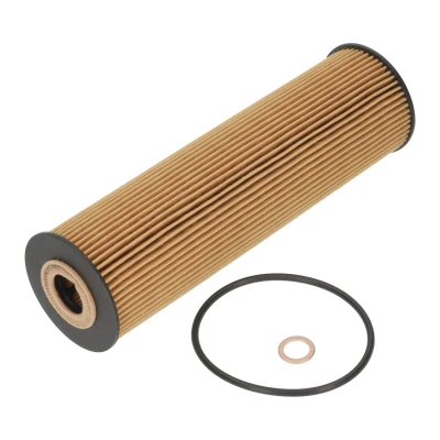 Abbildung von FEBI BILSTEIN 195103 Ölfilter mit Dichtring Filtereinsatz MERCEDES BENZ: SL Cabrio, S Klasse Limousine, Coupe