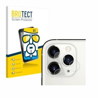 Abbildung von BROTECT Schutzglas für Apple iPhone 11 Pro (NUR Kameraschutz) Schutzfolie Panzer Folie Glas [Extrem Kratzfest 9H, Anti Fingerprint,