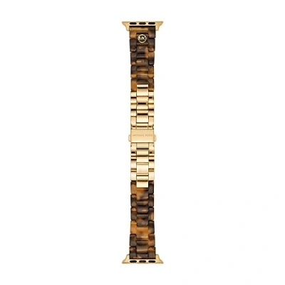 Abbildung von Michael Kors Apple Strap Uhr, Damen, Größe: One Size, Tortoise