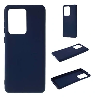 Abbildung von CoverKingz Cover kompatibel mit Xiaomi Redmi 10 / Prime Silikon Handyschutzhülle Smartphonehülle TPU Phone Case Matt Blau