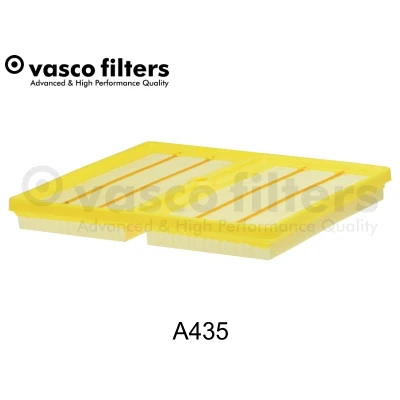 Abbildung von DAVID VASCO A435 Luftfilter 28 220 271 rechteckig Filtereinsatz VOLKSWAGEN: Polo V Schrägheck, Golf 7 Variant