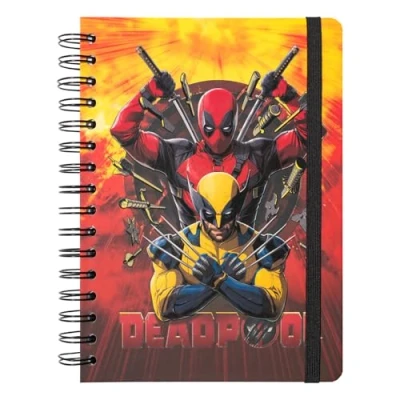 Abbildung von Grupo Erik Bullet Journal Dotted A5 Marvel Deadpool Hard Cover Notizblock Ringbuch Notizbuch Tagebuch für Erwachsene und Kinder mit Ringbindung Offizieller Merch