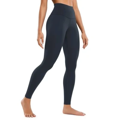 Abbildung von CRZ Yoga Butterluxe Damen High Waist Sport Leggings Blickdicht Leggins Sporthose Workout Gym Yogahose 71cm Echte Marine 40