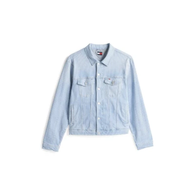 Abbildung von Tommy Jeans RYAN Unisex Jeansjacke, Größe: Small, Denim medium