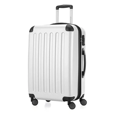 Abbildung von HAUPTSTADTKOFFER SPREE Hartschalen Koffer Trolley Rollkoffer Reisekoffer, 4 Doppel Rollen, 65 cm, 74 L, Weiß