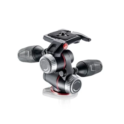 Abbildung von Manfrotto X Pro 3 Wege Neiger, für Kamerastative, Kugelkopf, Kamera Stabilisator, Fotozubehör Content Creation, Professionelle Fotografie