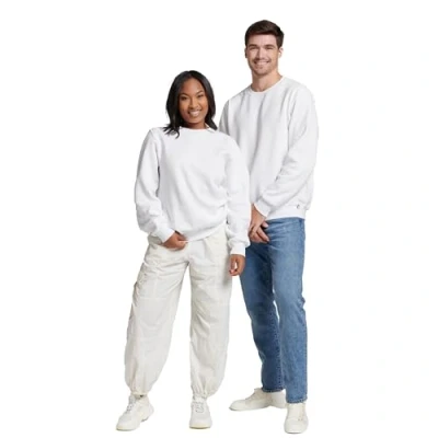 Abbildung von Russell athletic Men&#039;s Dri Power Fleece Large sweatshirts, White, L UK