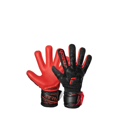 Abbildung von Reusch Attrakt Freegel Silver NC Junior Torwarthandschuhe für Kinder mit atmungsaktivem Mesh maximale Ventilation