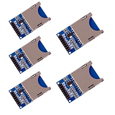 Abbildung von ANGEEK 5 Stück SD Kartenleser Module Card Reader Shield kompatibel mit Arduino ESP Raspberry Pi