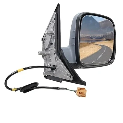 Abbildung von BESTPRICE 1x Elektrischer Außenspiegel rechts beheizbar Seitenspiegel konvex Kompatibel mit VW MULTIVAN T5 (7HM, 7HN, 7HF, 7EF, 7EM, 7EN), TRANSPORTER Bus (7HB, 7HJ, 7EB, 7EJ),