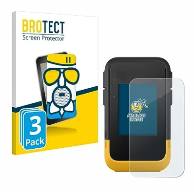 Abbildung von BROTECT Entspiegelungs Schutzglas für Garmin eTrex SE (3 Stück) Schutz Folie Panzerfolie Glas Matt [Extrem Kratzfest 9H, Anti Reflex]