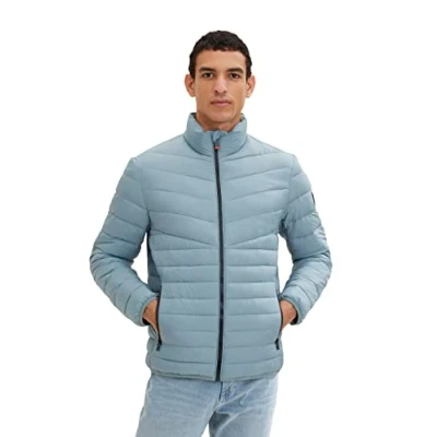 Abbildung von TOM TAILOR Herren 1034033 Jacke, 27475 Grey Mint, S