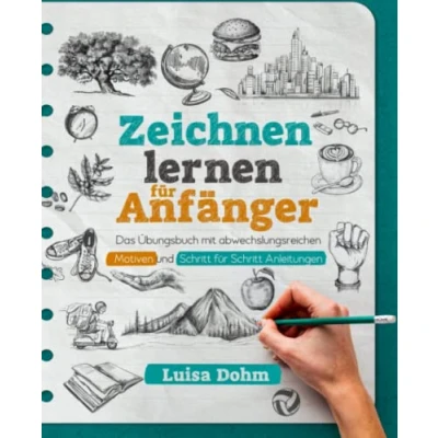 Abbildung von Zeichnen lernen für Anfänger: Das Übungsbuch mit abwechslungsreichen Motiven und Schritt Anleitungen