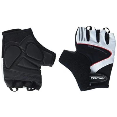 Abbildung von FISCHER Erwachsene Fahrradhandschuh, Sporthandschuh, Handschuh Profi S/M, schwarz, waschbar, mit Ausziehhilfe, gepolstert