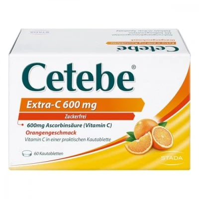 Abbildung von CETEBE Extra C 600mg hochdosiertes Vitamin 60 St