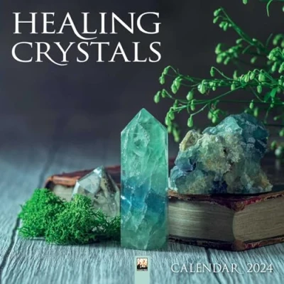 Abbildung von Healing Crystals Heilsteine Heilkristalle 2024: Original Flame Tree Publishing Kalender [Kalender] (Wall Kalender)