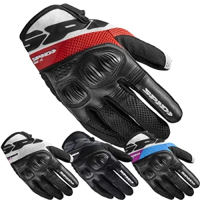 Abbildung von SPIDI, Flash R Evo Lady, Damen Motorrad Handschuhe, schützend &amp; strapazierfähig, Sommerhandschuhe, wasserdicht rutschfest, Touchscreen tauglich, durchschn. Gewicht 0,1 kg, Schwarz&amp;Fuchsia, Größe M
