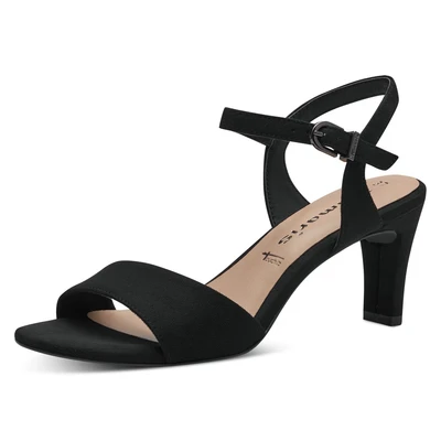 Abbildung von Tamaris Riemensandalette, Damen, Größe: 36, Black Schuhe