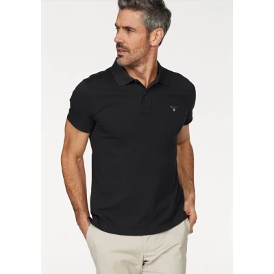 Abbildung von GANT Original Rugger PLUS SIZE Poloshirt, Herren, Größe: Small, Black
