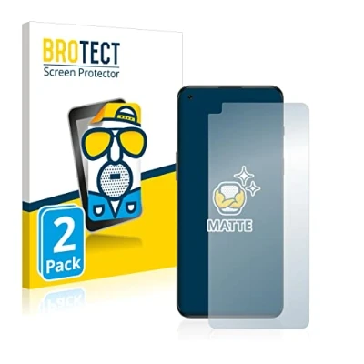 Abbildung von BROTECT Entspiegelungs Schutzfolie für OnePlus Nord 2T 5G (2 Stück) Matte Displayschutz Folie, Anti Reflex, Fingerprint