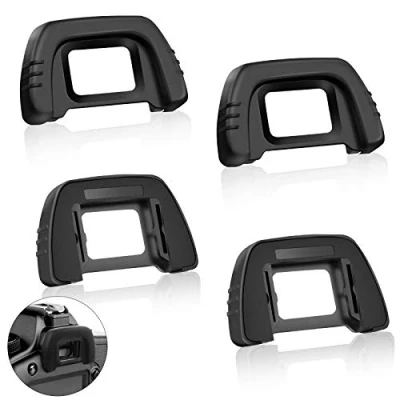 Abbildung von 4 Pcs Kamera Augenmuschel Okular Sucher für Nikon D7000 D750 D610 D600 D300 D200 D100 D90 D80 D70 D70S D75 DSLR