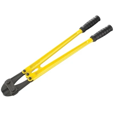 Abbildung von Stanley Bolzenschneider mit geschmiedeten Schenkeln, Axial, Chrom Molybdän Stahl, 1 cm, 6 mm, Schwarz, PVC