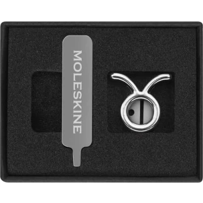 Abbildung von Moleskine Pin Stier, Silber
