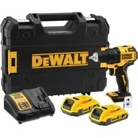 Abbildung von DeWALT DCD708D2T QW, Elektrischer Schraubendreher, Pistolengriff, Schwarz, Gelb, 1650 RPM, 450 26 Nm