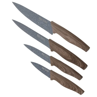 Abbildung von RESTO Kitchenware Messer Set &quot;Aquila, Edelstahlmesser 4 teilig in Magnet Geschenkbox&quot;, (Set, tlg.), Kochmesser, Tranchiermesser, Universalmesser, Gemüsemesser