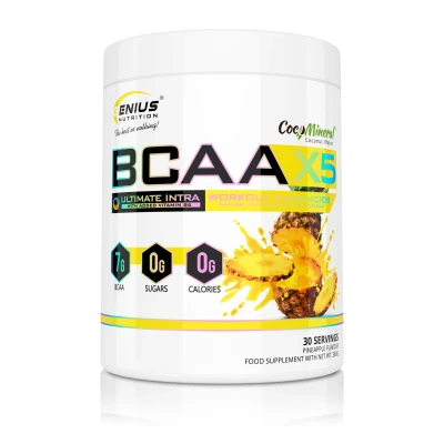 Abbildung von Genius Nutrition BCAA X5 (360g) Pineapple
