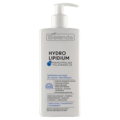Abbildung von Bielenda Hydro Lipidium Sanfte Gesichtsreinigung Emulsion Demace Up 300ml