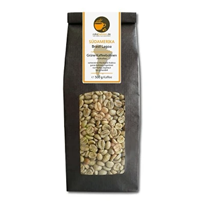 Abbildung von Rohkaffee Grüner Hochland Kaffee Brasil Lagoa (grüne Kaffeebohnen 500g) GMP zertifiziert