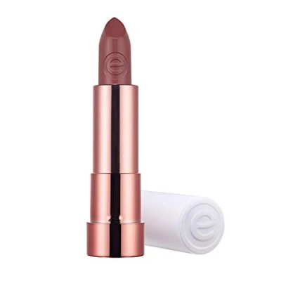 Abbildung von essence THIS IS ME. lipstick, Lippenstift, Nr. 18 smart, nude, matt, vegan, ölfrei, ohne Alkohol (3,5g)