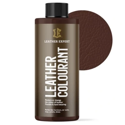 Abbildung von Sehr Deckend Wasser Lederfarbe Espressobraun 500 ml Leather Paint für Natur und ÖkoLeder Dye Ohne Alkohol alle Lederaccessoires Reißt oder Blättert Nicht ab