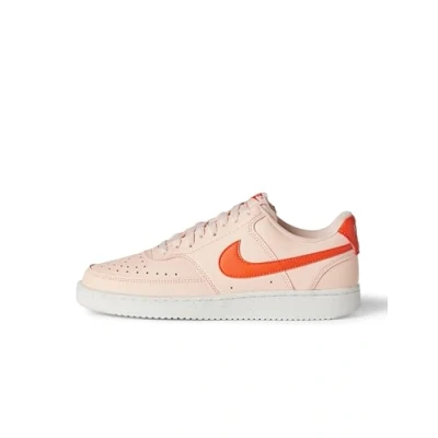Abbildung von Nike Damen Court Vision Low Next Nature Damenschuhe, Washed Coral/Picante Red Picante Red, 43 EU