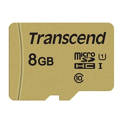 Abbildung von Transcend Ultra Highspeed 8GB micro SDXC/SDHC Speicherkarte (für Action Cams / Dashcams und Drohnen) UHS I TS8GUSD500S