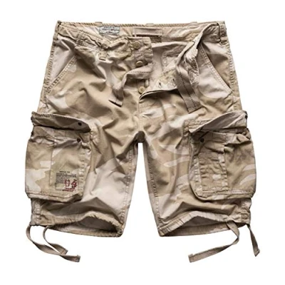 Abbildung von Surplus Raw Vintage Airborne Herren Cargo Shorts, desertstorm, 4XL